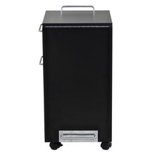 Load image into Gallery viewer, "Exceptional" Black Manicure Nail Table Station