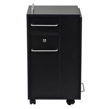 Load image into Gallery viewer, "Exceptional" Black Manicure Nail Table Station