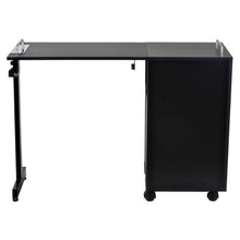 Load image into Gallery viewer, "Exceptional" Black Manicure Nail Table Station