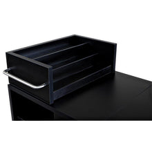 Load image into Gallery viewer, "Exceptional" Black Manicure Nail Table Station