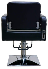 Load image into Gallery viewer, Icarus "Piney" Black Reclining Multi-purpose Salon Styling Chair