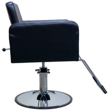 Load image into Gallery viewer, Icarus "Piney" Black Reclining Multi-purpose Salon Styling Chair