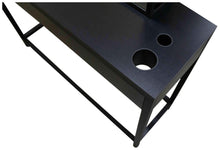 Load image into Gallery viewer, Icarus "Milford" Black Salon Styling Station with Mirror
