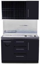 Load image into Gallery viewer, Icarus Modern Style Wood Color Bar with Sink