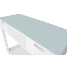 Load image into Gallery viewer, Icarus "Ming" Manicure Table With Glass Top