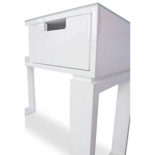 Load image into Gallery viewer, Icarus "Ming" Manicure Table With Glass Top