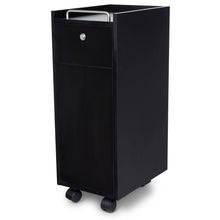Load image into Gallery viewer, "Bucca" Black Beauty Salon Rolling Storage Trolley Cart