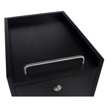 Load image into Gallery viewer, "Bucca" Black Beauty Salon Rolling Storage Trolley Cart
