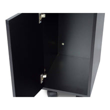 Load image into Gallery viewer, "Bucca" Black Beauty Salon Rolling Storage Trolley Cart