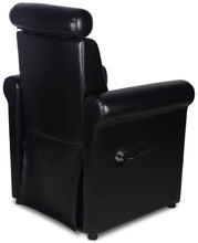 Load image into Gallery viewer, "Crest" Black Pedicure Foot Spa Station Chair