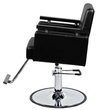 Load image into Gallery viewer, "Watson" Wood Handle Hair Salon Styling Chair With Round Base, T Bar Footrest