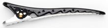 Load image into Gallery viewer, Hair Tamer Black Shark Hair Sectioning Clips - 6 ct