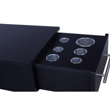 Load image into Gallery viewer, "Irvine" Single Beauty Salon Hair Styling Station, Black