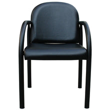Load image into Gallery viewer, "Tenes" Black Office Waiting Reception Guest Area Chair