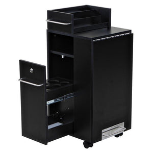 "Exceptional" Black Manicure Nail Table Station
