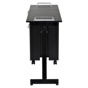 "Exceptional" Black Manicure Nail Table Station