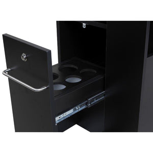 "Exceptional" Black Manicure Nail Table Station