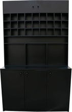 Load image into Gallery viewer, Icarus Black Color Bar with Wood Top
