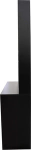 Icarus Black Color Bar with Wood Top