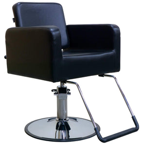 Icarus "Piney" Black Reclining Multi-purpose Salon Styling Chair
