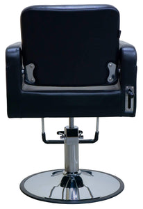 Icarus "Piney" Black Reclining Multi-purpose Salon Styling Chair