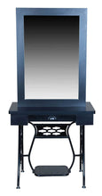 Load image into Gallery viewer, Icarus &quot;Logan&quot; Double Sided Salon Styling Station with Mirror
