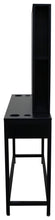 Load image into Gallery viewer, Icarus &quot;Milford&quot; Black Salon Styling Station with Mirror
