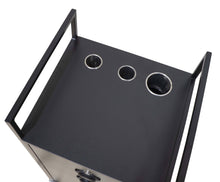 Load image into Gallery viewer, Icarus &quot;Darby&quot; Beauty Salon Wooden Rolling Trolley Cart with 4 Drawers
