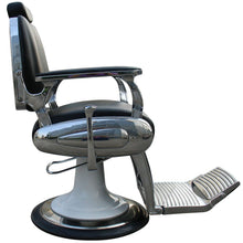 Load image into Gallery viewer, &quot;Carter&quot; Reclining Black Barber Chair With Heavy Duty Base And Chrome Frames
