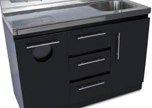 Load image into Gallery viewer, Icarus Modern Style Wood Color Bar with Sink
