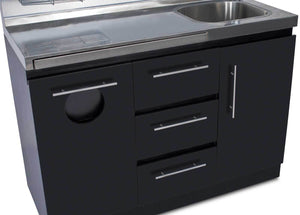 Icarus Modern Style Wood Color Bar with Sink