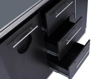 Icarus Modern Style Wood Color Bar with Sink