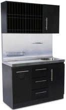Load image into Gallery viewer, Icarus Modern Style Wood Color Bar with Sink
