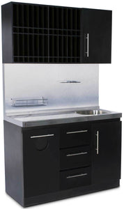 Icarus Modern Style Wood Color Bar with Sink