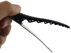 Hair Tamer Black Shark Hair Sectioning Clips - 6 ct