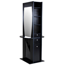 Load image into Gallery viewer, &quot;Newark&quot; Double Salon Styling Station With Mirror
