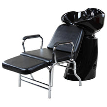 Load image into Gallery viewer, "Liger" Reclining Salon Shampoo Chair Backwash Unit Package
