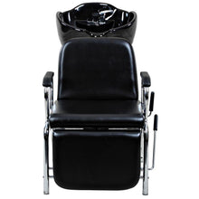 Load image into Gallery viewer, "Liger" Reclining Salon Shampoo Chair Backwash Unit Package
